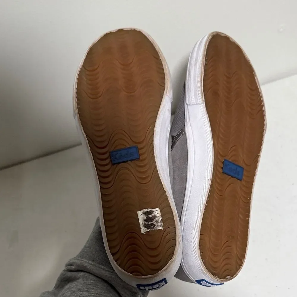 Keds Gray Slip On Sneakers Casual Shoes Size 9